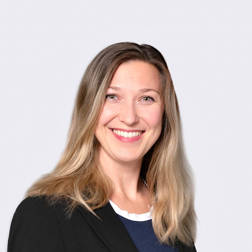 Portrait einer wieblichen Kooperationspartnerin.